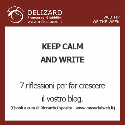 Web Tips - Keep Calm and Write, Ebook gratuito a cura del copywriter Riccardo Esposito