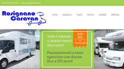 Rosignano Caravan - Vendita e Noleggio Camper, a Livorno e Pisa, Toscana | Sito web professionale in Wordpress