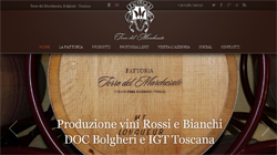 Sito web Wordpress per Terre del Marchesato - Bolgheri, Livorno, Toscana | Sito web professionale in Wordpress