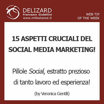 #9 DELIZARD WEB TIP  Pillole di Social Media Marketing!