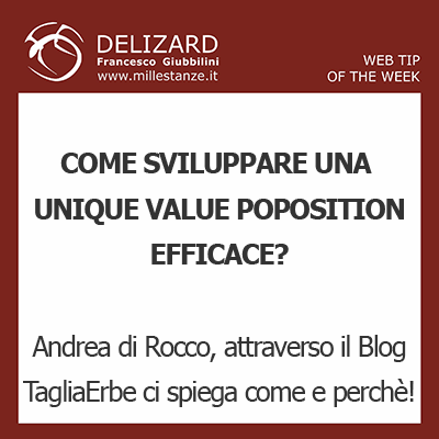 #11 DELIZARD WEB TIP  Che cosa  una UNIQUE VALUE PROPOSITION e perch  importante crearne una di impatto ed efficace!