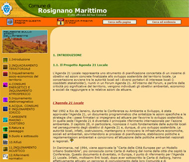 Web - Relazione sull'Ambiente | Rosignano Marittimo, Livorno