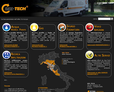 See-Tech: Ricerca Perdite Acqua e Gas, Ricerca Infiltrazioni, Spurgo Fognature e Videoispezioni | Castiglioncello, Livorno - Toscana