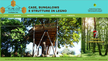 TI.PE.CO: Case in Legno, Bungalows e STrutture in Legno | Cecina, Livorno, Pisa - Toscana