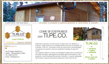 Tipeco: Case in Legno e Bungalows | Cecina - Toscana