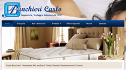 Carlo Banchieri: Materassi, Reti per Letti, Tessuti e Passamanerie | Livorno - Toscana | Sito web professionale in Wordpress
