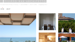 Sito web Wordpress per l'Architetto Filippo Rak - Firenze, Toscana | Sito web professionale in Wordpress