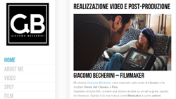 Giacomo Becherini Filmmaker - Livorno, Toscana | Sito web professionale in Wordpress
