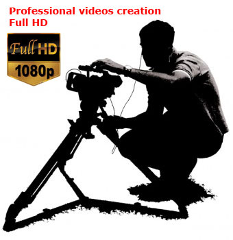 Professional videos creation Full HD - Video production, videoclips, promotional and corporate videos, videos for weddings and events